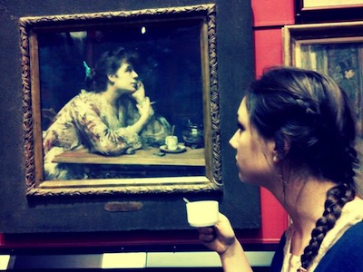 selfie musée