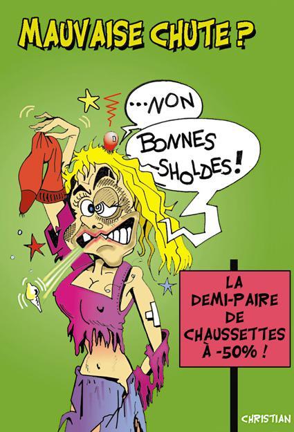 soldes humour nana