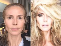 heidi klum naturelle maquillee
