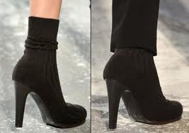 Chaussettes noires trompe l'oeil