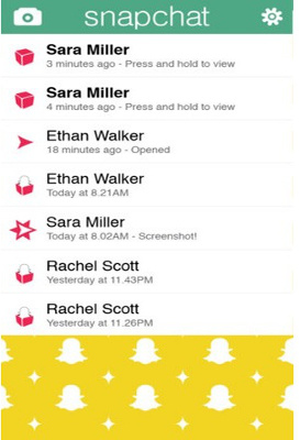 Appli Snapchat