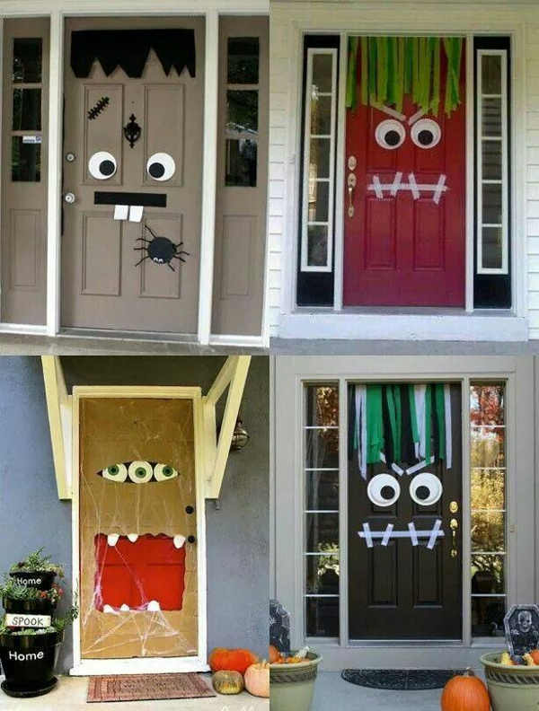 porte d'halloween