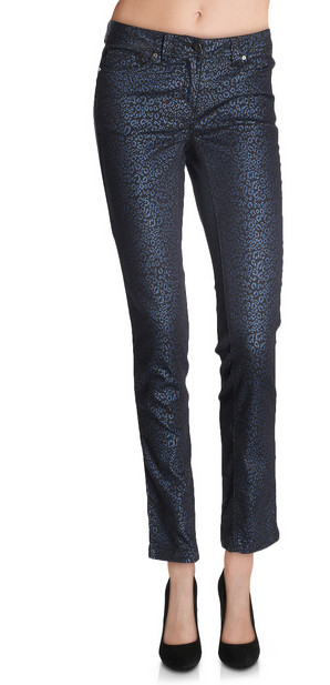 pantalon bleu et noir