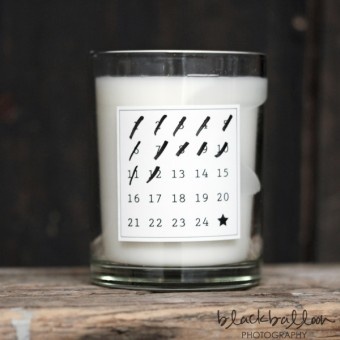 bougie calendrier