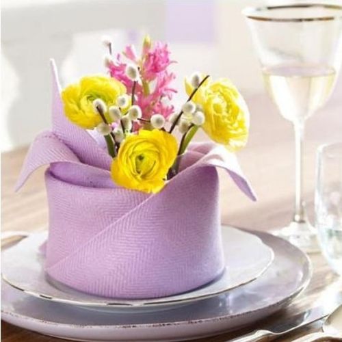 décoration de table printemps