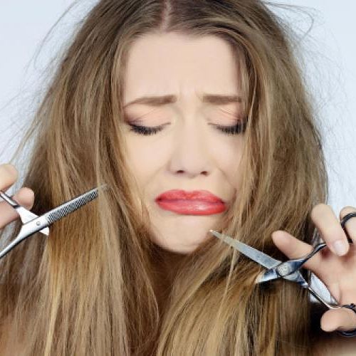 cheveux reparés