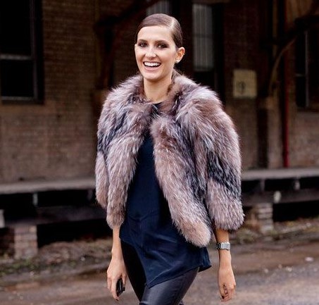 manteau fausse fourrure soldes