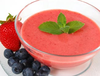soupe de fraises