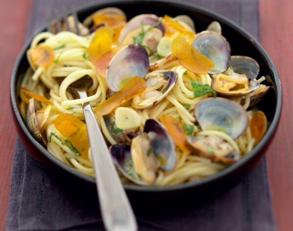 spaghettis palourdes