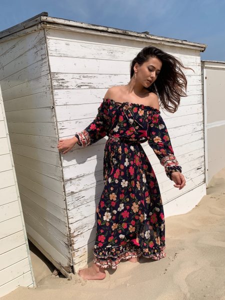 robe-longue-fleurie