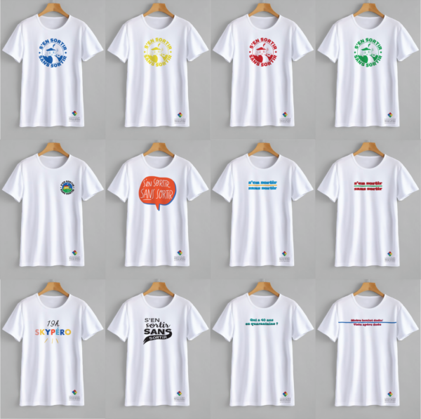 12 T-shirts-projet-solidaire