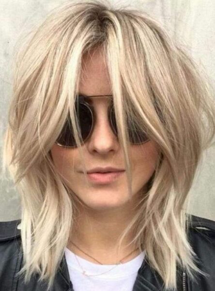 carré wavy dégradé