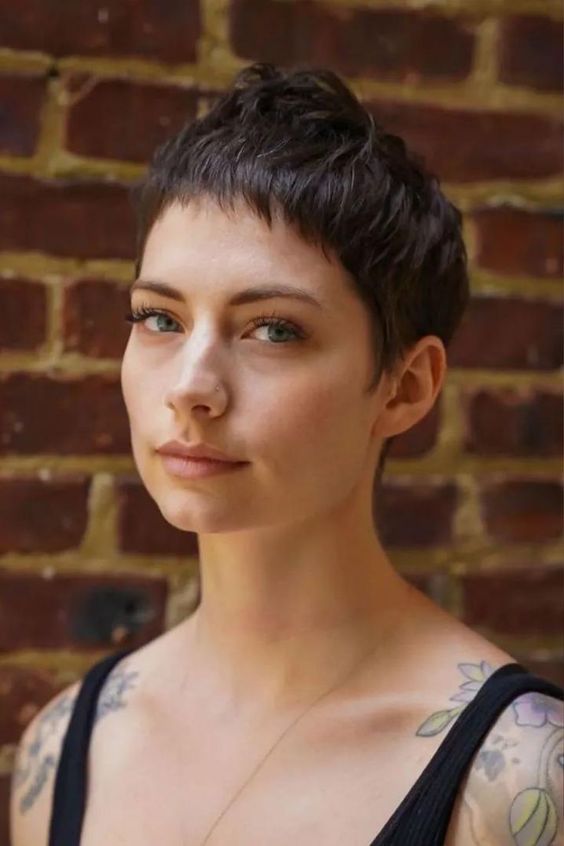 pixie cut cheveux fins