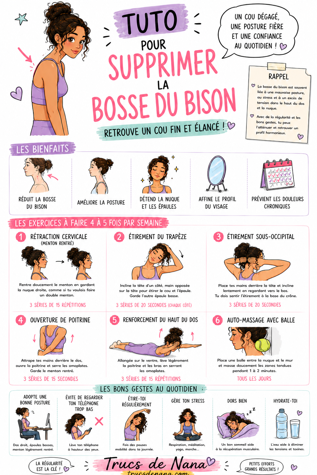 Bosse du bison les exercices simples qui peuvent vraiment améliorer le dos vouté