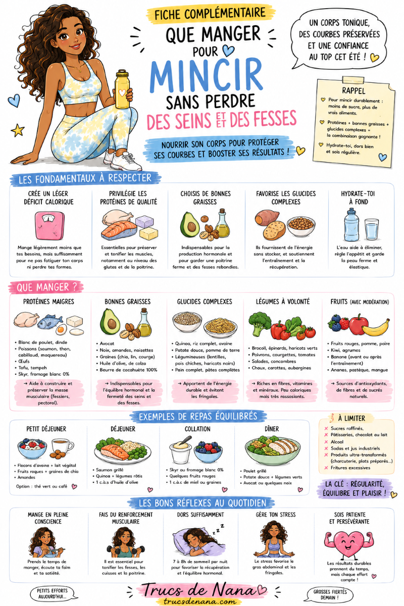 Comment mincir sans perdre des seins ni des fesses