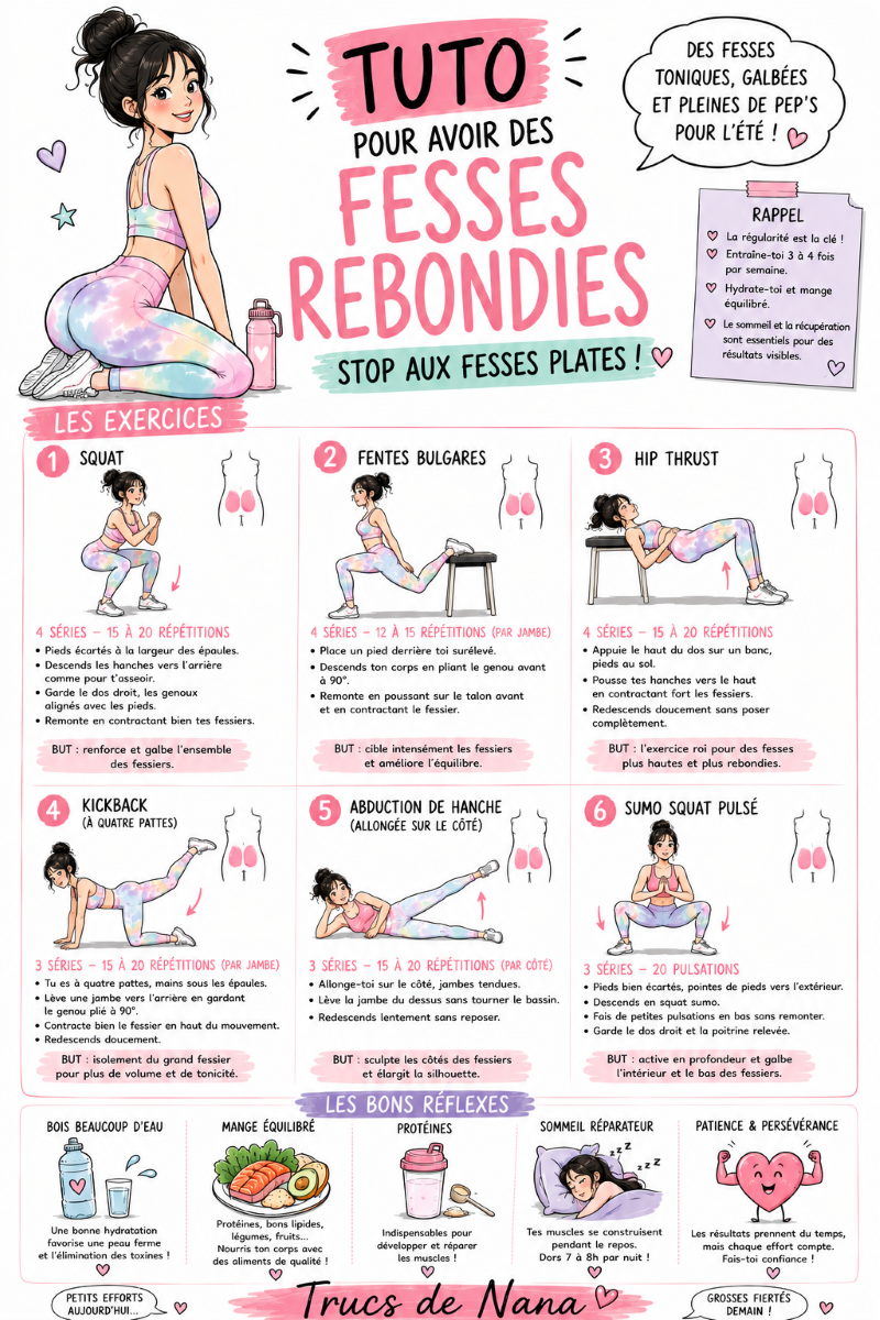 Pourquoi certains exercices changent vraiment la forme des fessiers