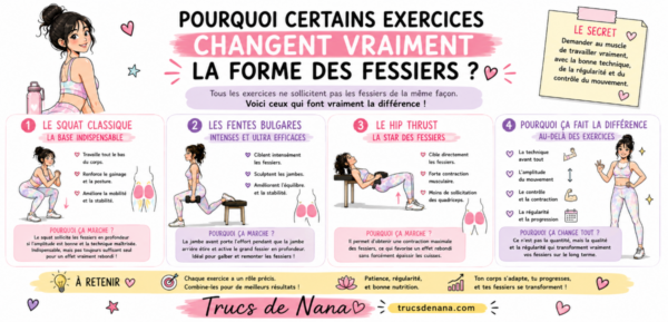 Pourquoi certains exercices changent vraiment la forme des fessiers
