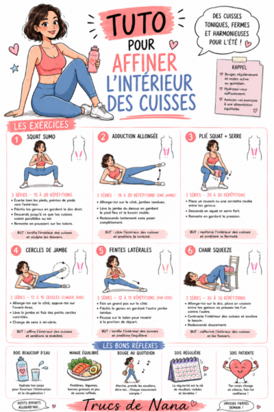 Tuto pour affiner l’intérieur des cuisses : les exercices qui tonifient vraiment sans obsession minceur