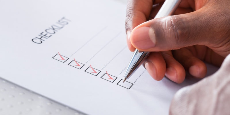 Checklist for evaluating if outsourcing is suitable for your business needs.