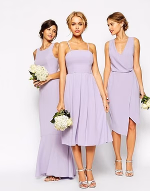robe lilas mariage