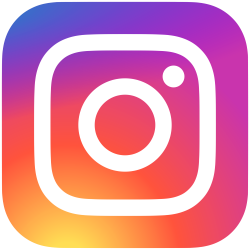 Instagram logo: A white camera outline with a rounded square and circle inside, set against a gradient background of pink, purple, and orange—an iconic symbol for any social media agency or social media platform.